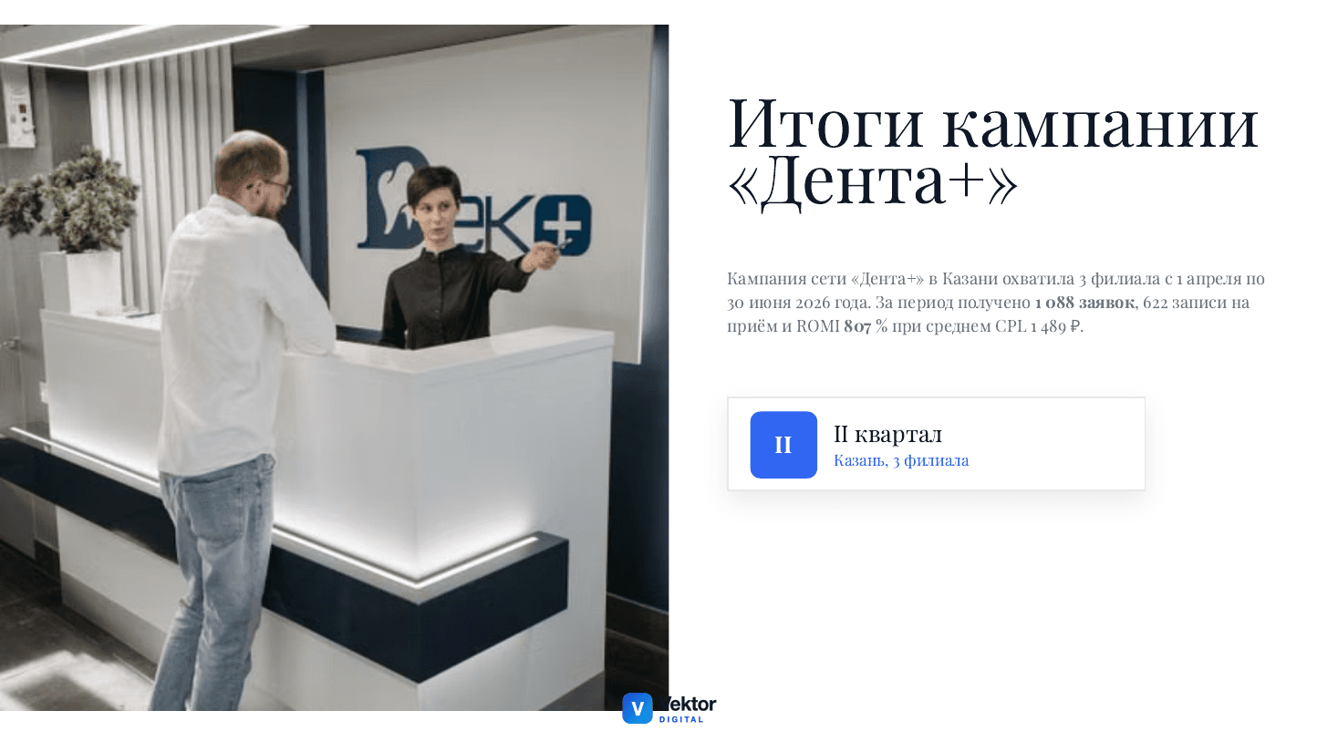 Отчёт для клиента
